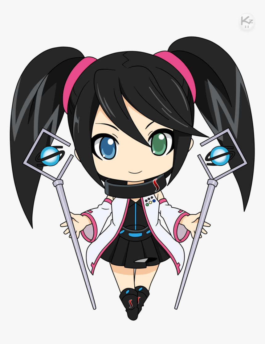 Sega Saturn -chibi By Krizeii - Sega Saturn Chibi, HD Png Download