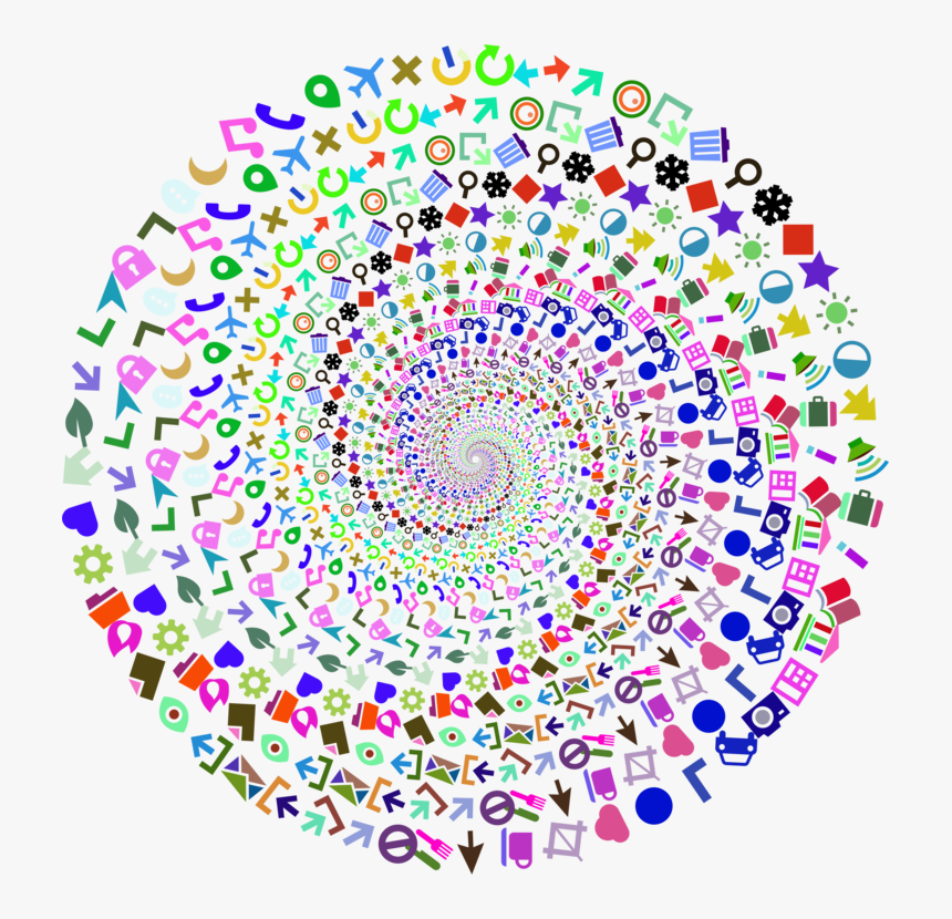 Symmetry,area,spiral - Whirlpool, HD Png Download