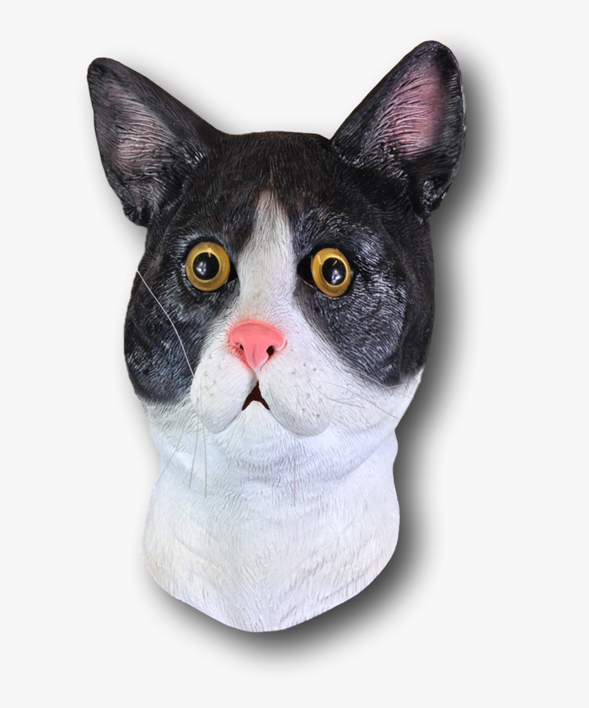 Black White Cat Mask, HD Png Download