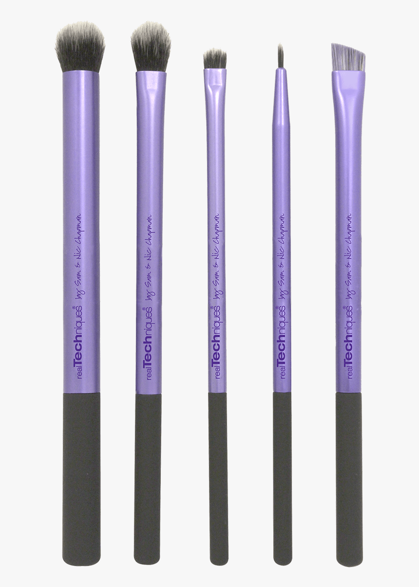 Real Techniques Eyes - Real Techniques Purple Eye Brushes, HD Png Download