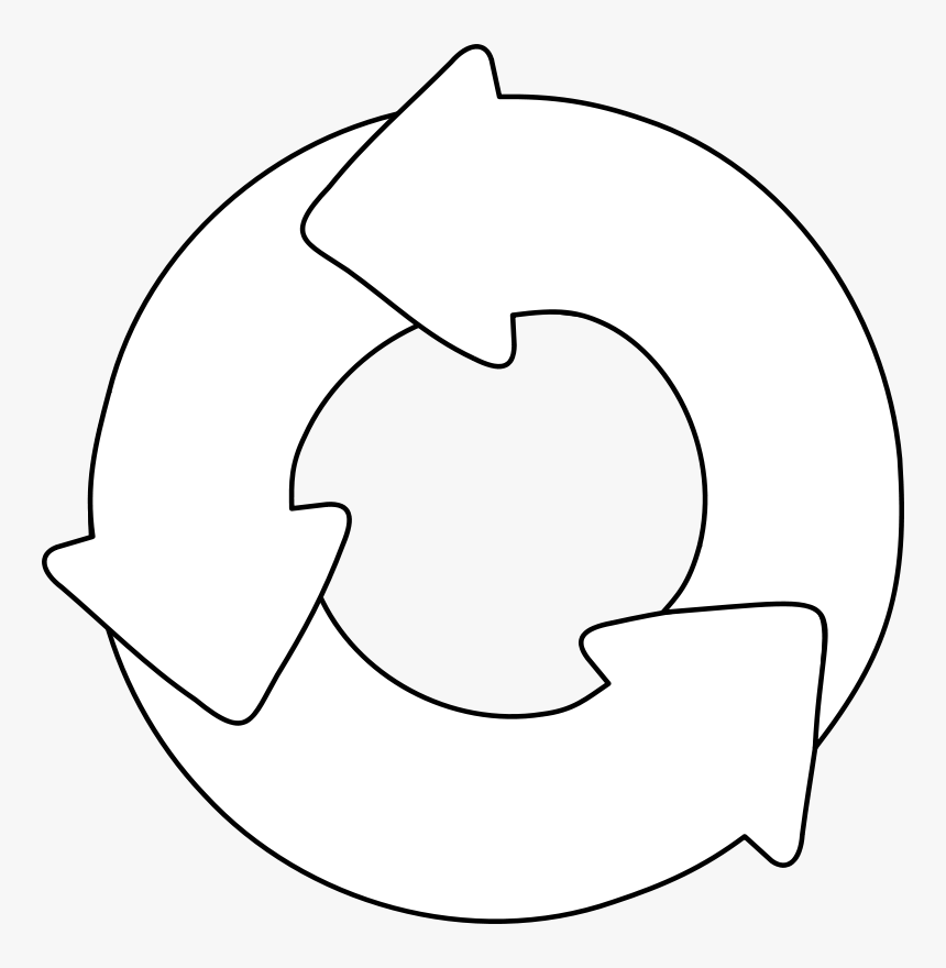 Cycle - White Recycle, HD Png Download