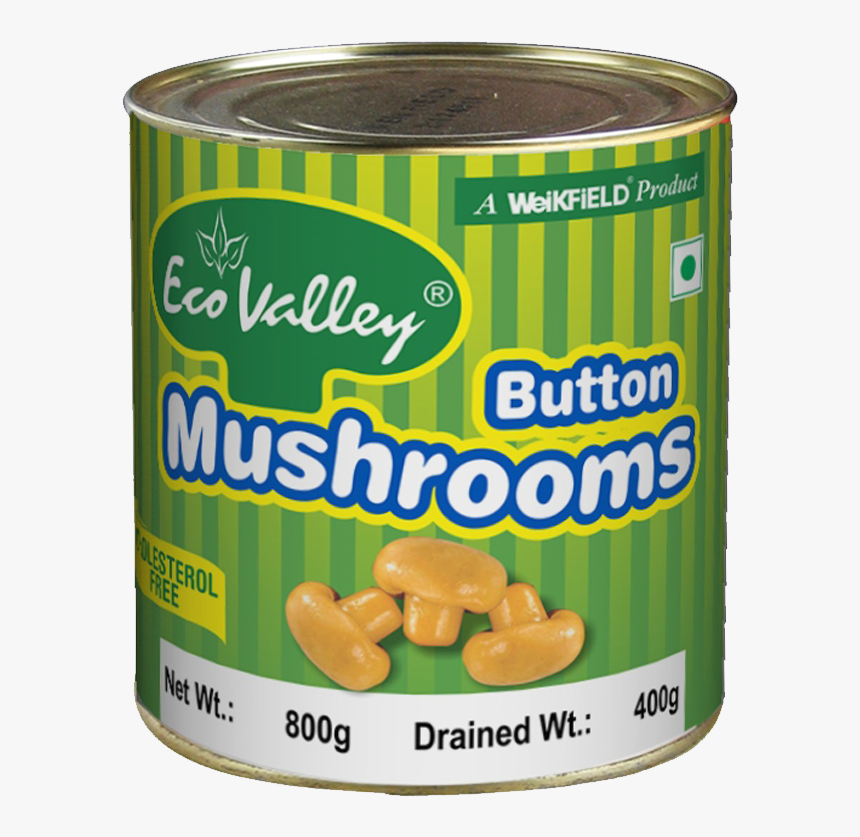 Canned Button Mushroom Tin, HD Png Download