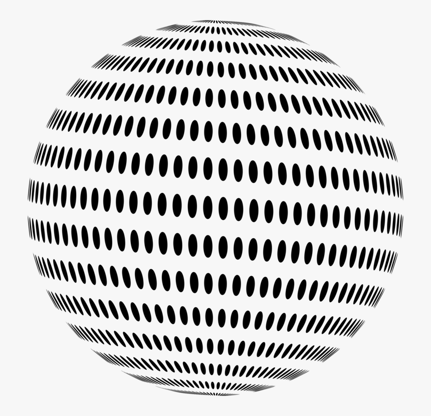 Ball,monochrome Photography,sphere - Circle, HD Png Download