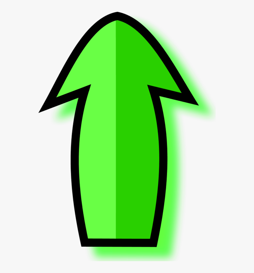 Arrow pointing
