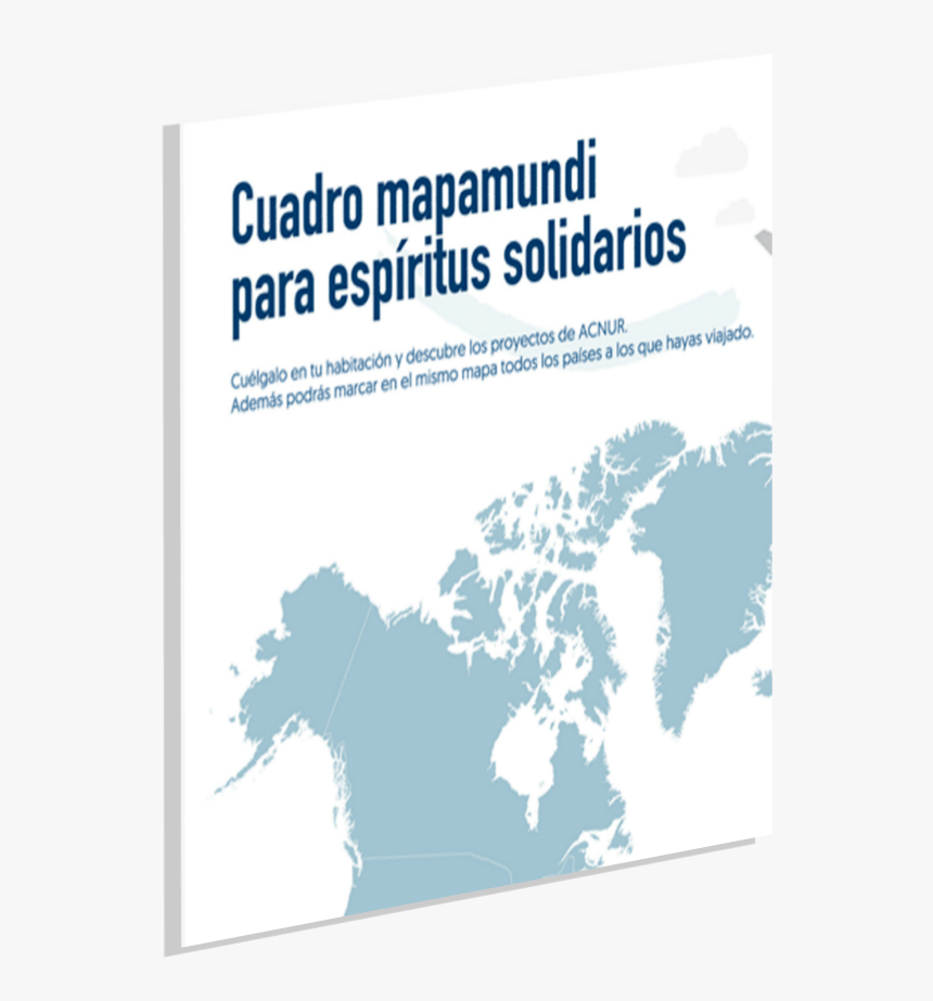 Acnur Portada 3d Mapamundi2 Portada 3d Mapamundi2 - Lars Arrhenius - The World Is Upside Down, HD Png Download