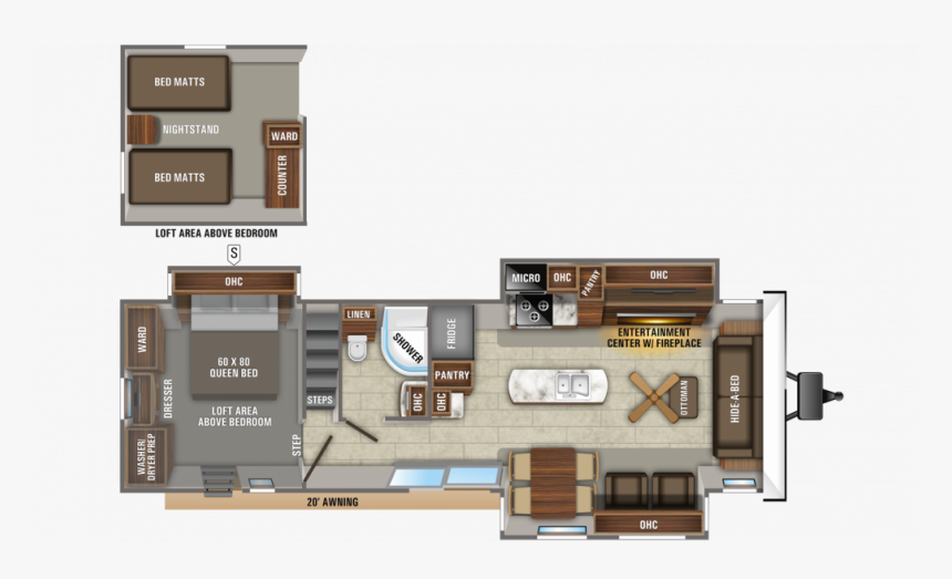 Jayco Jay Flight Bungalow 40loft, HD Png Download