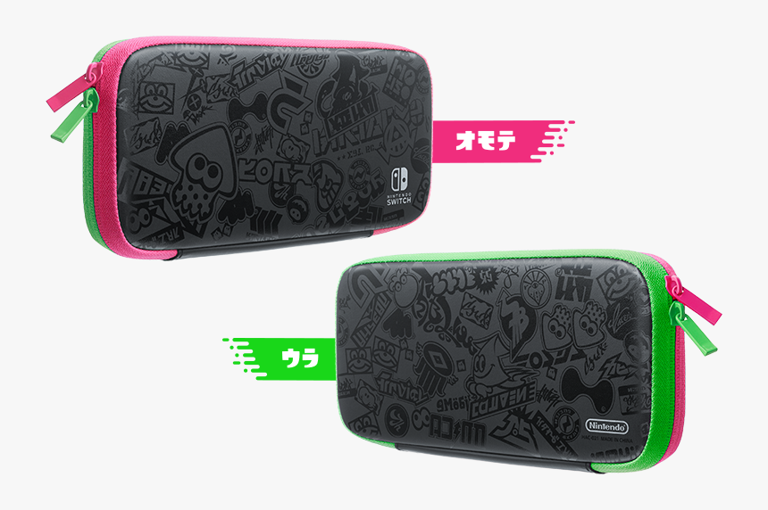 Nintendo Switch Splatoon Pouch, HD Png Download