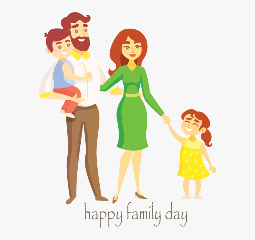 Transparent Family Day Cartoon Sharing Fun For Happy - Samimiyet Ile Ilgili Kolay, HD Png Download