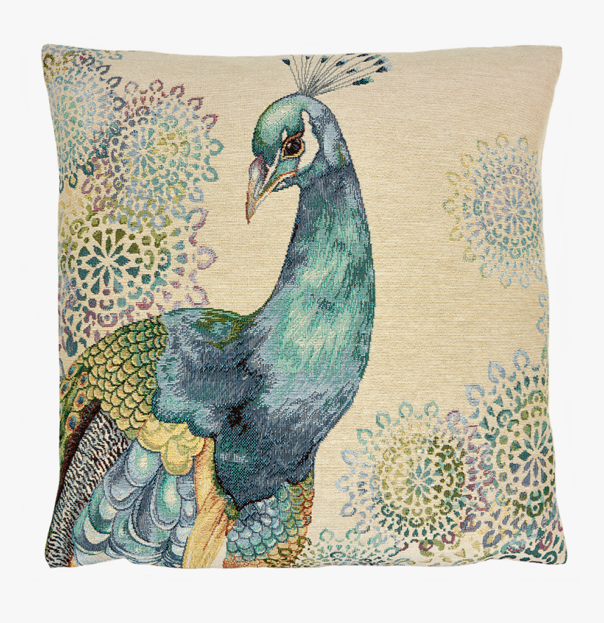 Cushion Cover Proud Peacock - Textile, HD Png Download