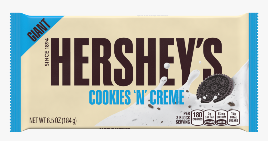 Hershey's Cookies And Cream Giant Bar, HD Png Download