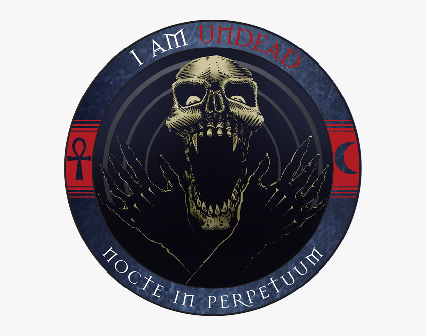 Landau Undead Badge - Skull, HD Png Download