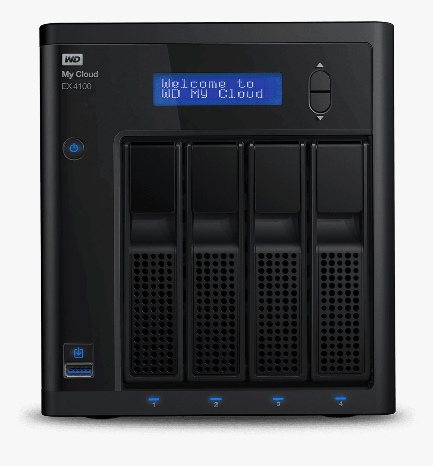 My Cloud Expert Series 4-bay Nas 0tb - Western Digital Nas 24tb, HD Png Download