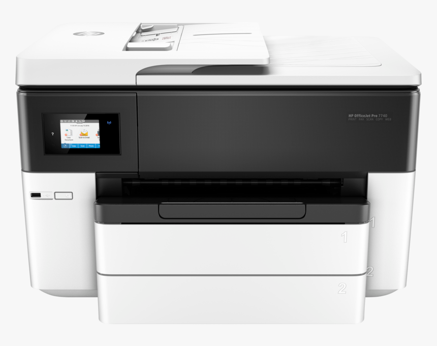 Hp Officejet Pro 7740 Wide Format All In One Printer - Hp Officejet Pro 7740, HD Png Download