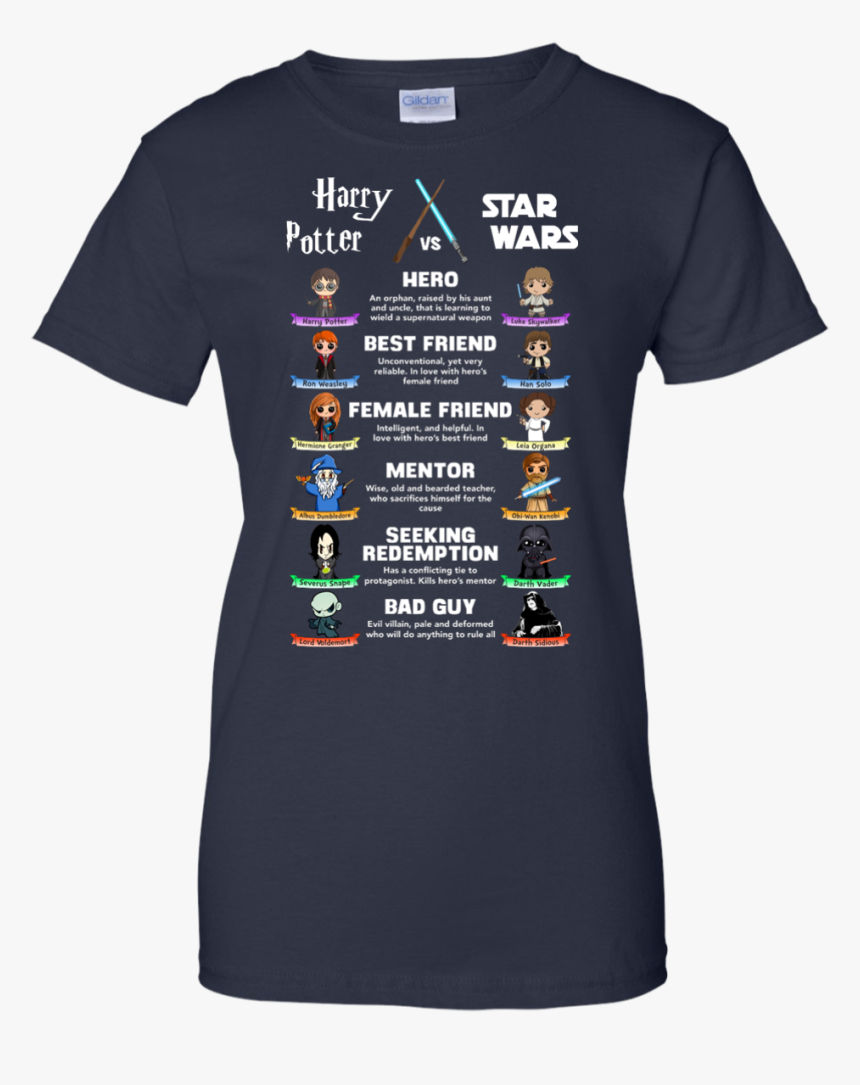 Harry Potter Vs Star Wars Unisex T Shirt, Tank, Hoodie, - Best Harry Potter Shirts, HD Png Download