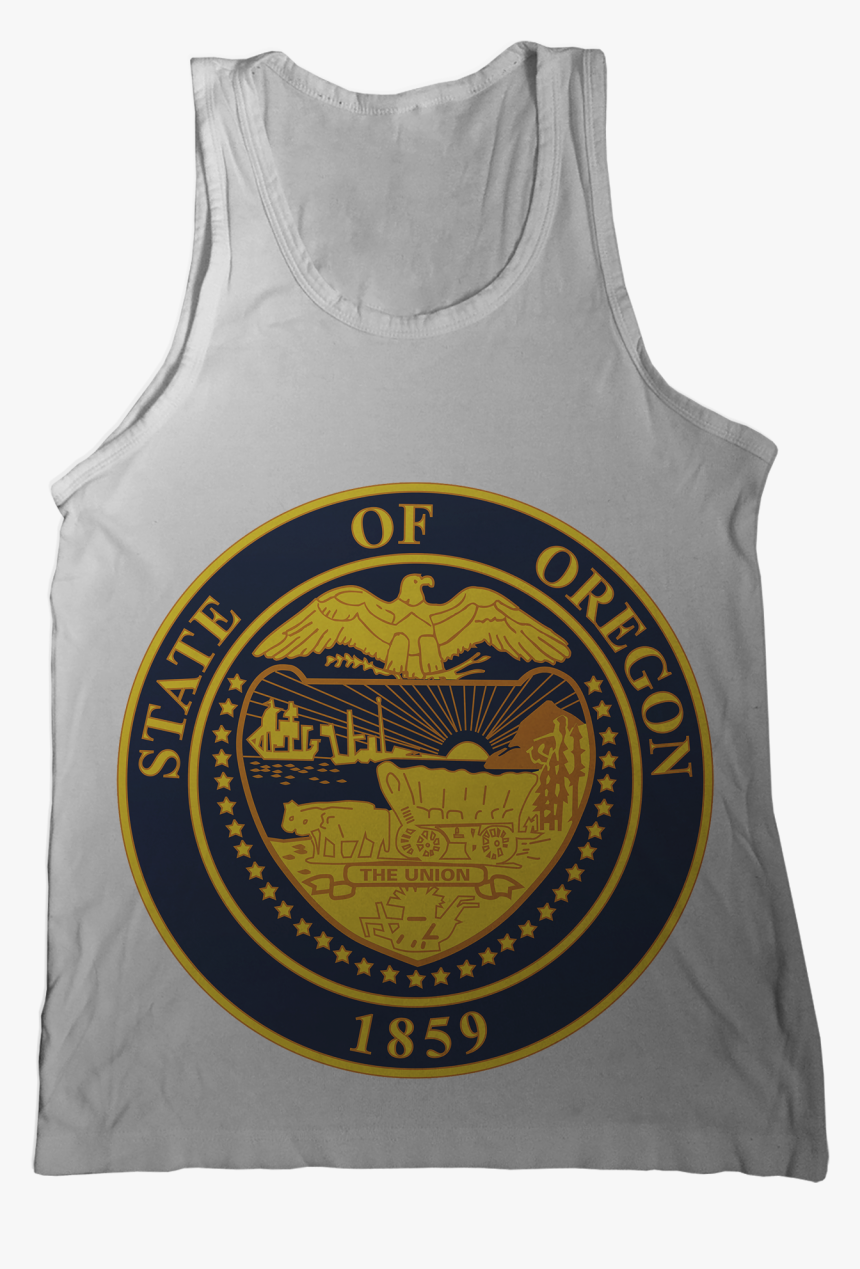 Oregon State Seal Tank Top - Kids Oregon Fun Facts, HD Png Download