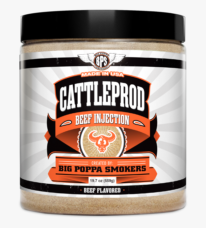 Cattle Prod Beef & Brisket Injection - Big Poppa Smokers Rubs, HD Png Download
