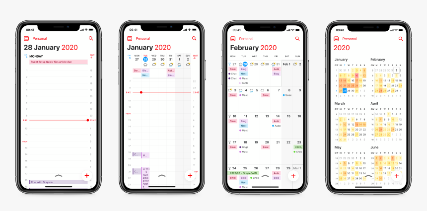Fantastical Month View Iphone, HD Png Download