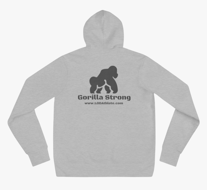 Printfile Front Printfile Back Mockup Back Flat Deep-heather - Hoodie, HD Png Download