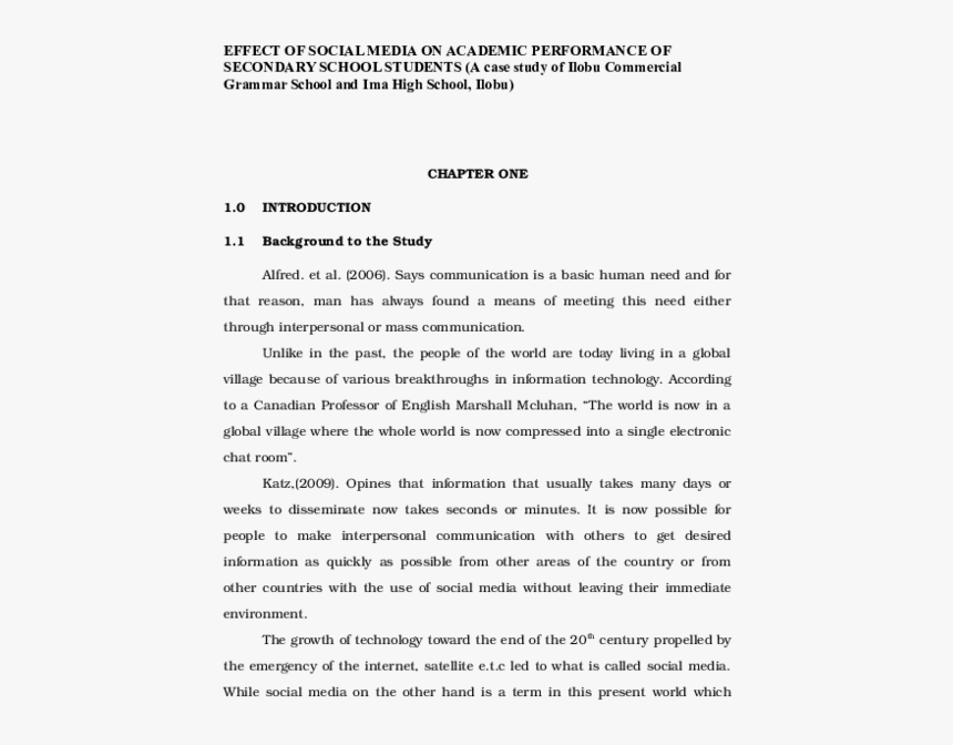 Background Of The Study About The Effects, HD Png Download