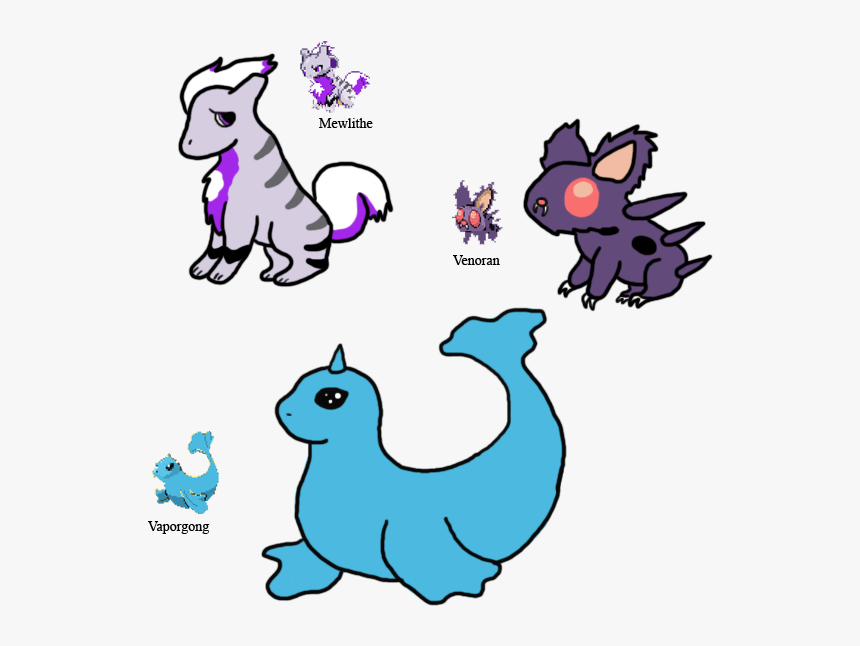 Pokemon Fusions - Cartoon, HD Png Download