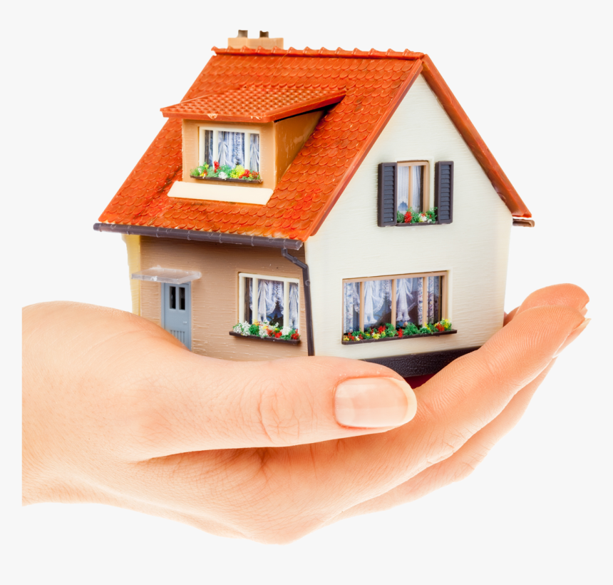 Hand Holding A House House On Hand Png, Transparent Png , Transparent