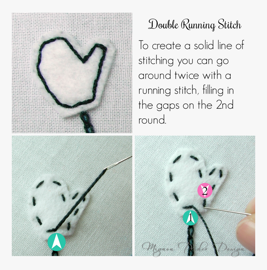 Double Running Stitch, HD Png Download