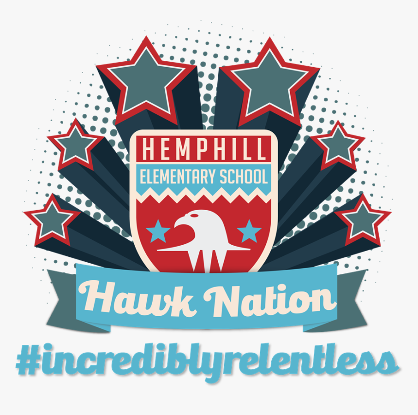 Hawk Nation Png - Hemphill Elementary School, Transparent Png