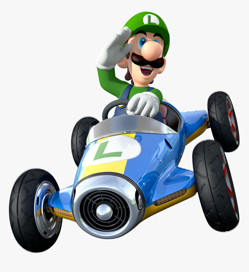 Luigi Kart Png - Mach 8 Mario Kart 8, Transparent Png