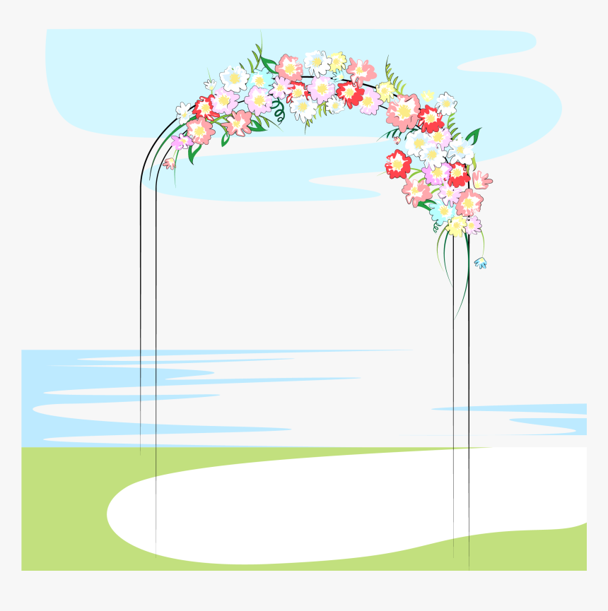 Grounds Marriage Cartoon Illustration Wedding Free - Graphic Design, HD Png Download