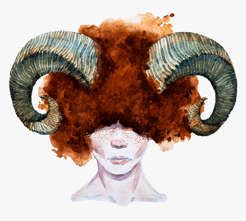 Transparent Aries Png - Baran Byk Znak Zodiaku, Png Download