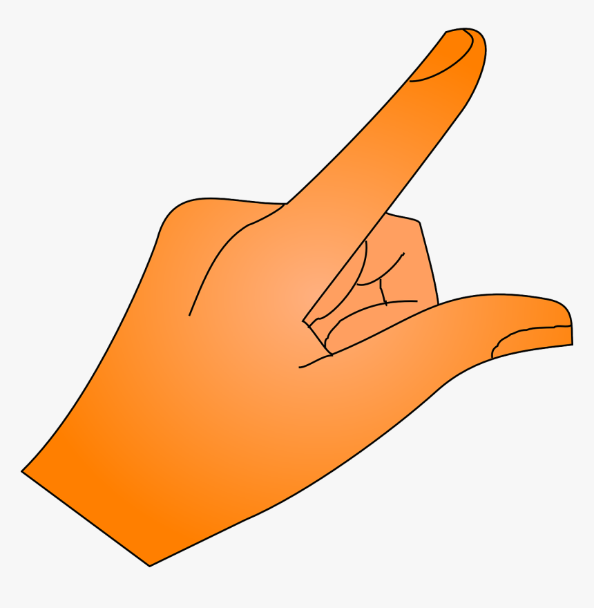 Mano Señalando Fondo Transparente, HD Png Download