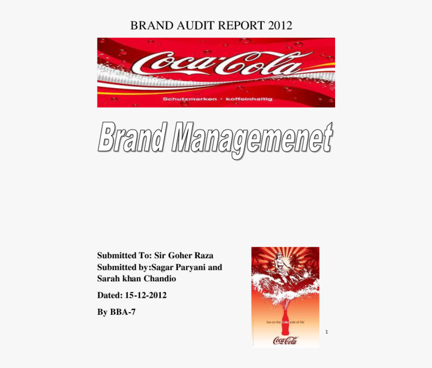 Coca Cola Brand Audit, HD Png Download