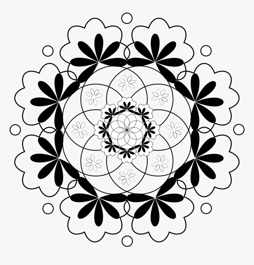 Pattern Flower Table Cloth Free Photo, HD Png Download