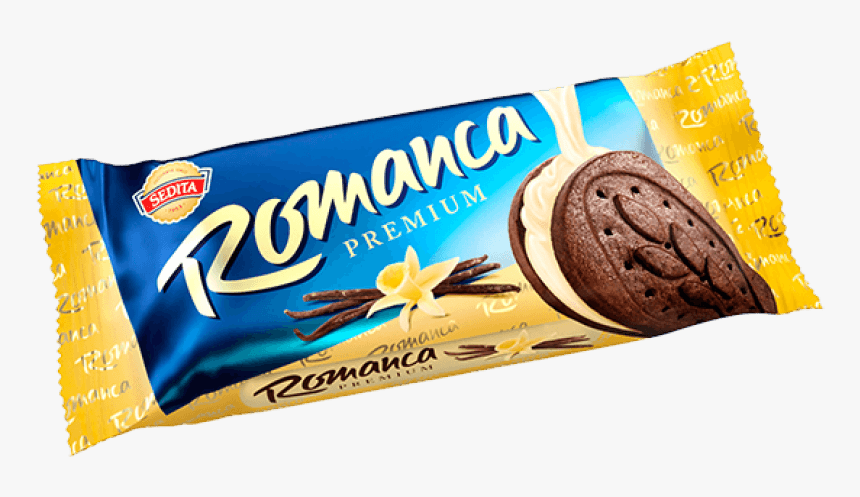 Romanca Premium Biscuit Vanilla - Chocolate, HD Png Download