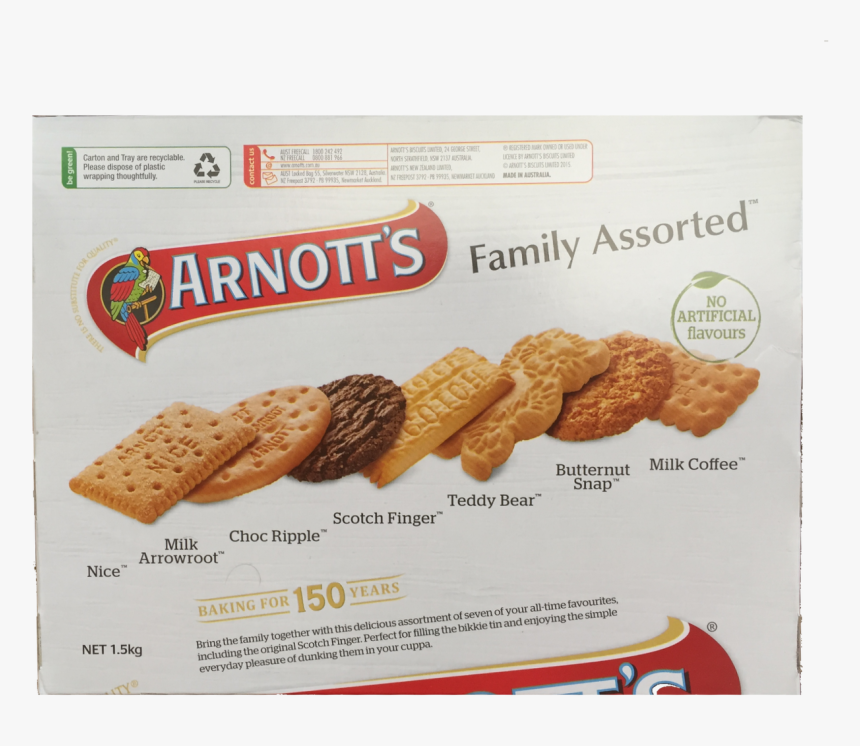 Arnotts Family Assorted Biscuits, HD Png Download