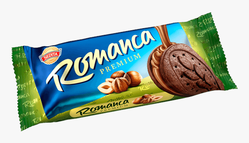 Romanca Premium Biscuit Hazelnut - Chocolate, HD Png Download