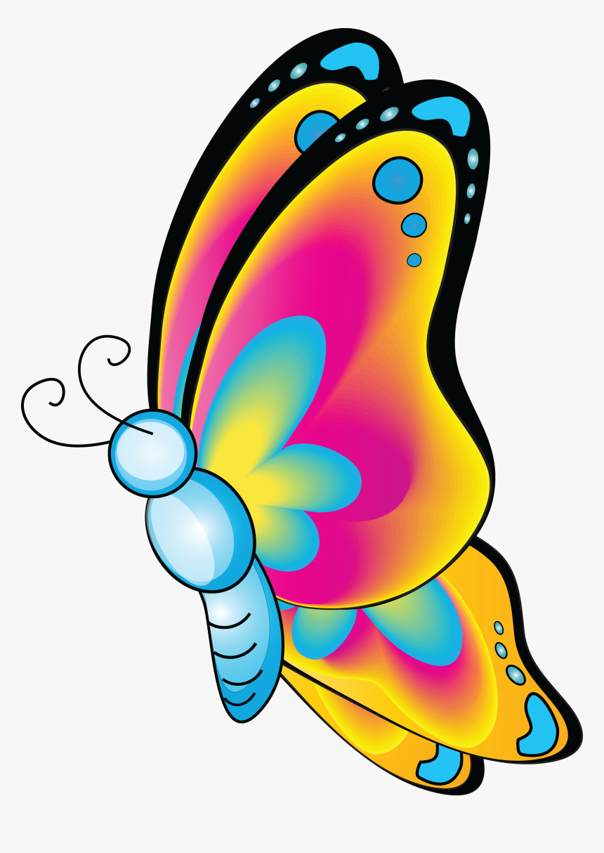 Uncategorized Epworth United Methodist Church Of Bethlehem, - Colorful Butterfly In Clipart, HD Png Download