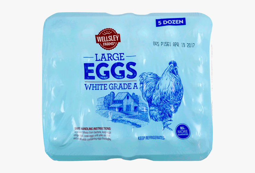 Wellsley Farms Large Grade A White Eggs - Bjs Eggs, HD Png Download