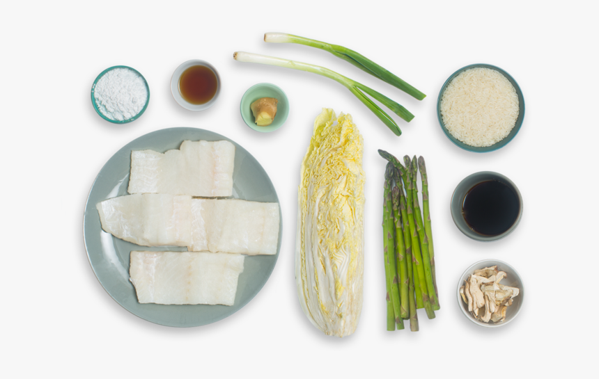 Crispy Cod Teriyaki With Shiitake Fried Rice - Meat, HD Png Download