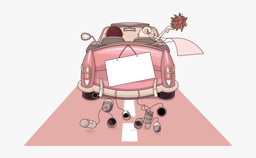 Wedding Invitation Car, HD Png Download