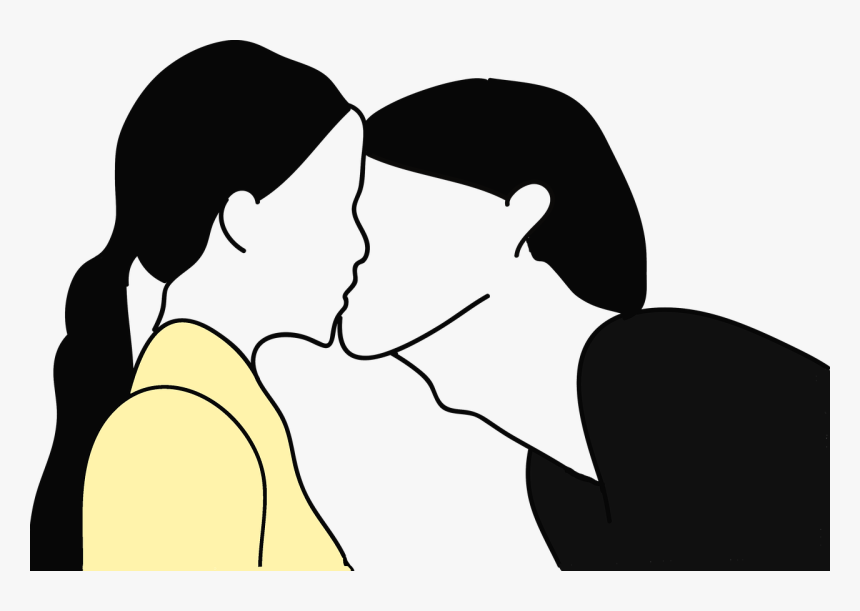 Couple Kiss Romantic Free Photo - Romanticism Png, Transparent Png