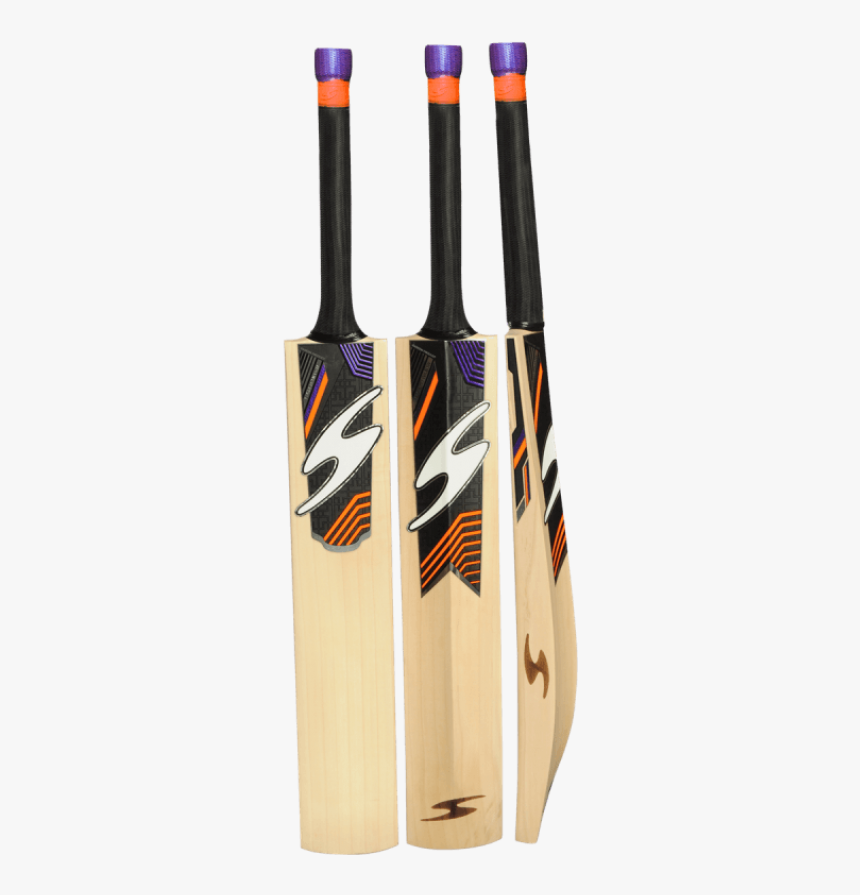 Ss S Orange Cricket Bat, HD Png Download