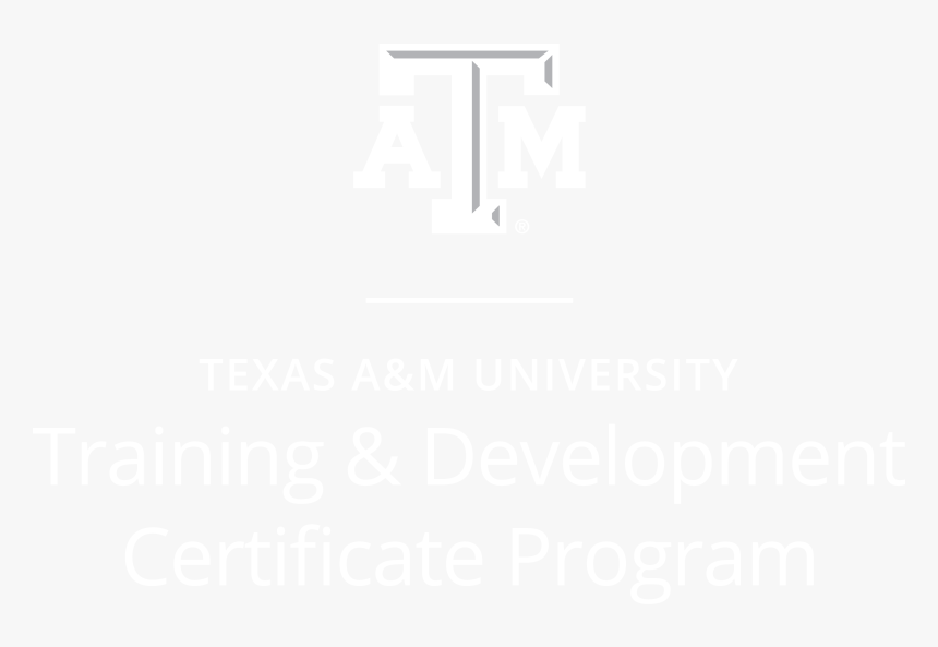 Training & Development Certificate Program Vertical - Texas A&m, HD Png Download