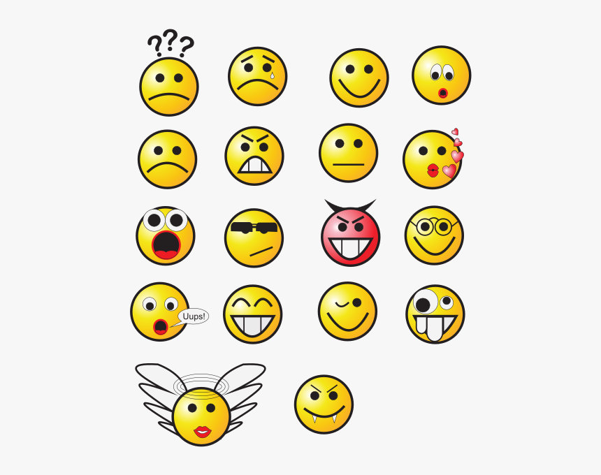Emoticon,smiley,yellow - Smiley, HD Png Download