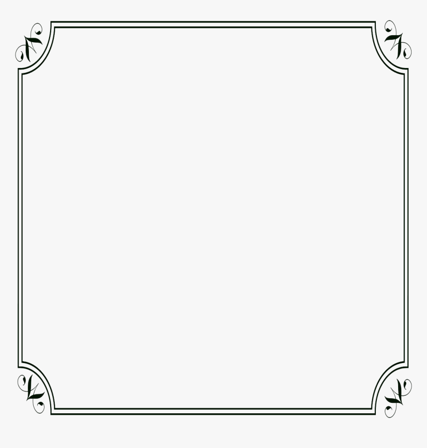 Border Frames Png Free Background - Border Photoshop, Transparent Png