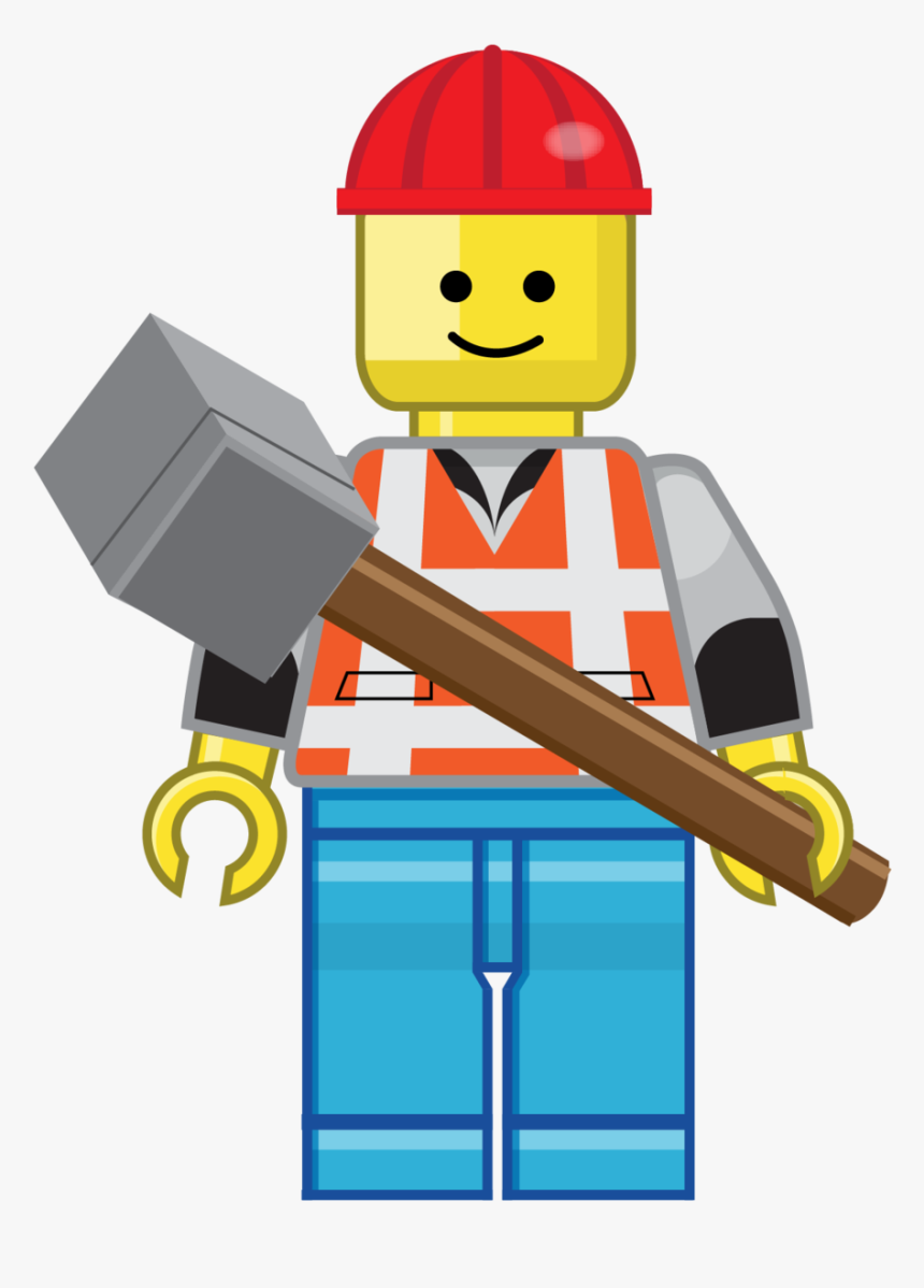 Bitd Lego B1 Construction - Cartoon, HD Png Download