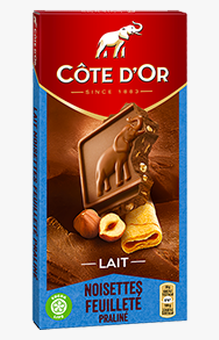 Côte D Or Milk Chocolate With Hazelnuts & Praliné - Cote D Or Praliné, HD Png Download