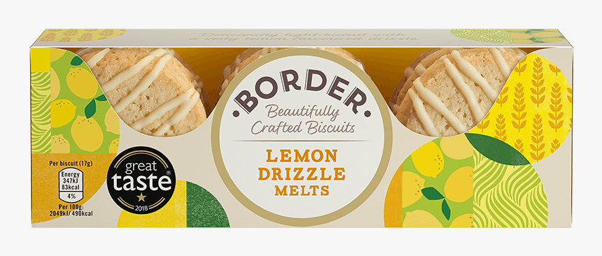 Borders Lemon Drizzle Biscuits, HD Png Download