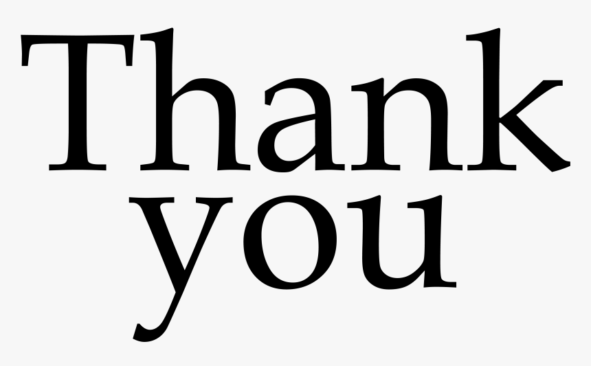 Thank You Png - Graphics, Transparent Png
