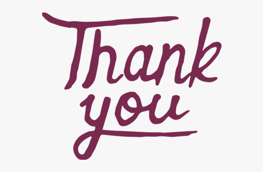 Thank You Png Transparent Images - Calligraphy, Png Download